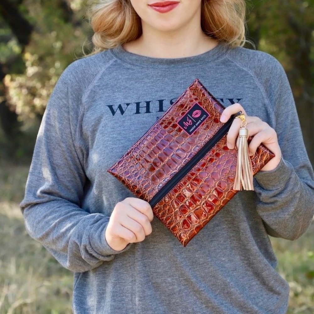 Makekup Junkie Bag - Bourbon Bag